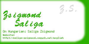 zsigmond saliga business card